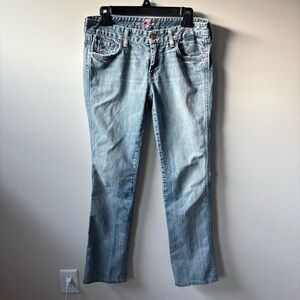 7 For All Mankind Light Blue Boot Cut Jeans
